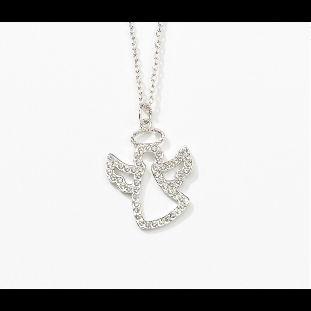 Swarovski Touchstone Crystal Angel Necklace